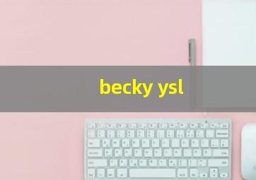 becky ysl